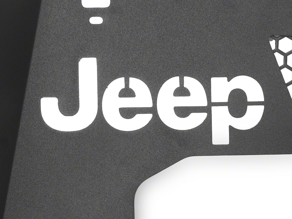 Jeep Licensed by RedRock Aluminum Inner Fender Liners; Front (18