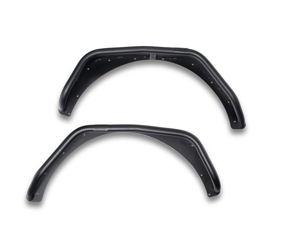 Jeep Licensed by RedRock Tubular Fender Flares; Rear (18-26 Jeep Wrangler JL)