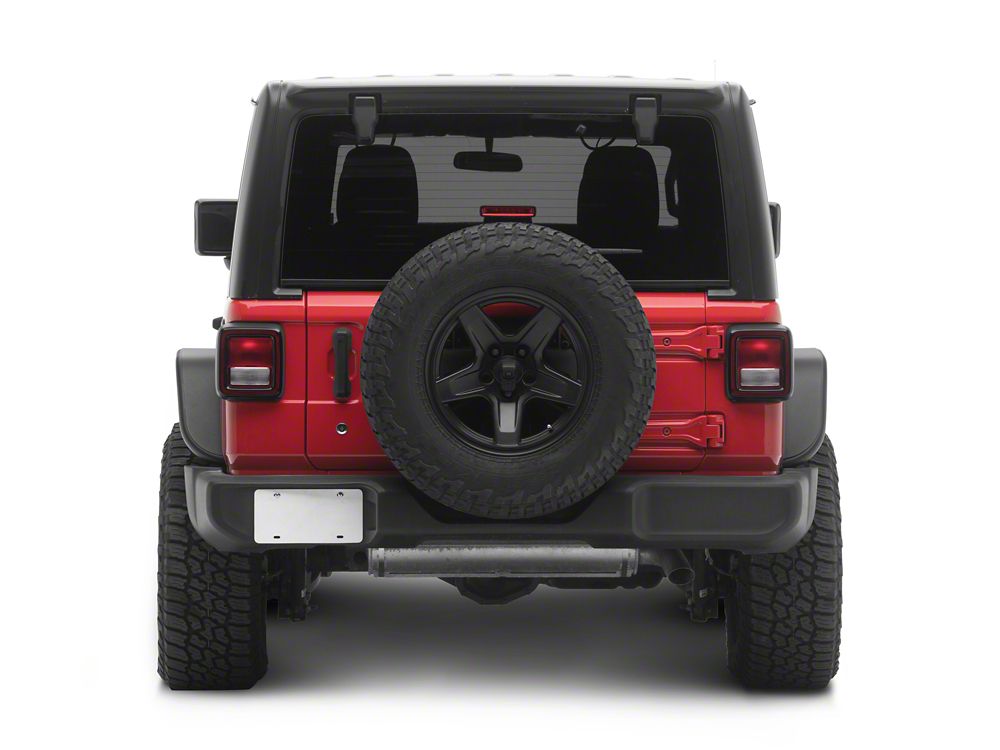 Jeep Licensed by RedRock Tubular Fender Flares; Rear (18-26 Jeep Wrangler JL)