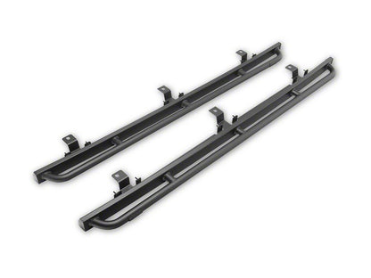 Jeep Licensed by RedRock Enhanced Rubi Rails; Textured Black (18-26 Jeep Wrangler JL 4-Door)