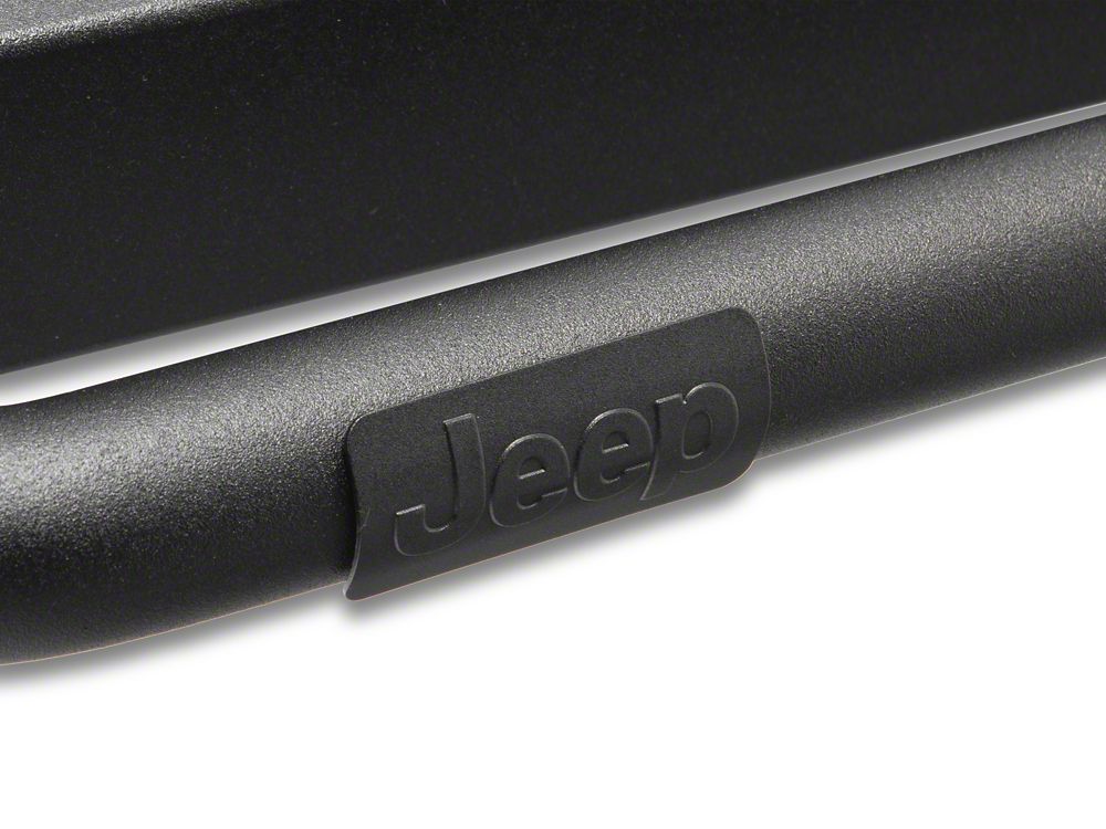 Jeep Licensed by RedRock Enhanced Rubi Rails; Textured Black (18-26 Jeep Wrangler JL 4-Door)