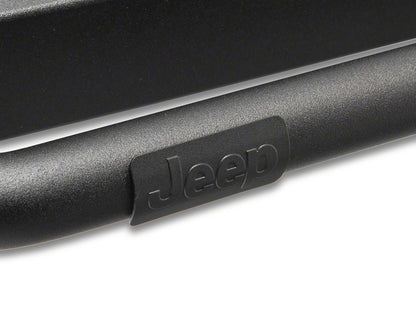 Jeep Licensed by RedRock Enhanced Rubi Rails; Textured Black (18-26 Jeep Wrangler JL 4-Door)