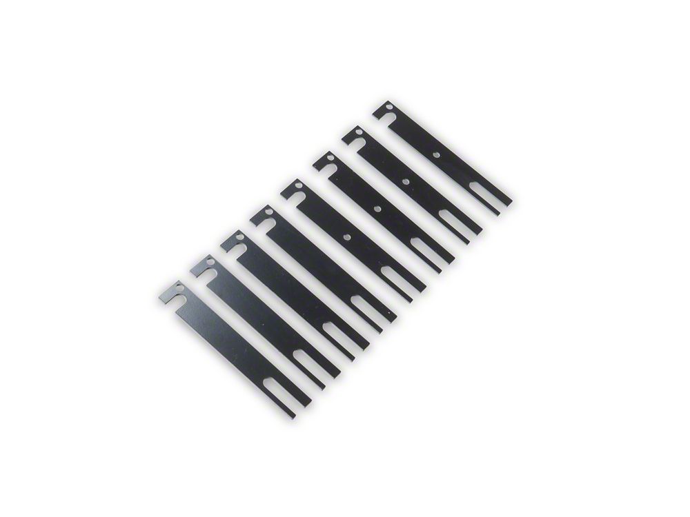 Jeep Licensed by RedRock Enhanced Rubi Rails; Textured Black (18-26 Jeep Wrangler JL 4-Door)