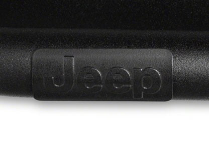 Jeep Licensed by RedRock Enhanced Rubi Rails; Textured Black (18-26 Jeep Wrangler JL 2-Door)