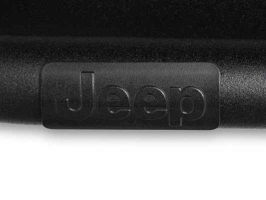 Jeep Licensed by RedRock Enhanced Rubi Rails; Textured Black (18-26 Jeep Wrangler JL 2-Door)