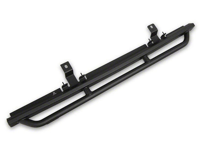 Jeep Licensed by RedRock Enhanced Rubi Rails; Textured Black (18-26 Jeep Wrangler JL 2-Door)
