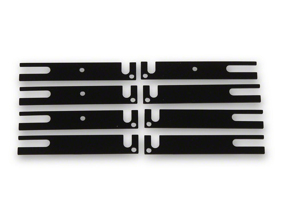 Jeep Licensed by RedRock Enhanced Rubi Rails; Textured Black (18-26 Jeep Wrangler JL 2-Door)