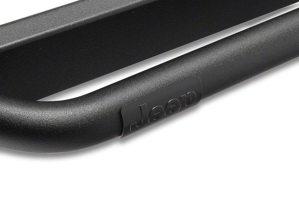Jeep Licensed by RedRock Enhanced Rubi Rails; Textured Black (18-26 Jeep Wrangler JL 2-Door)