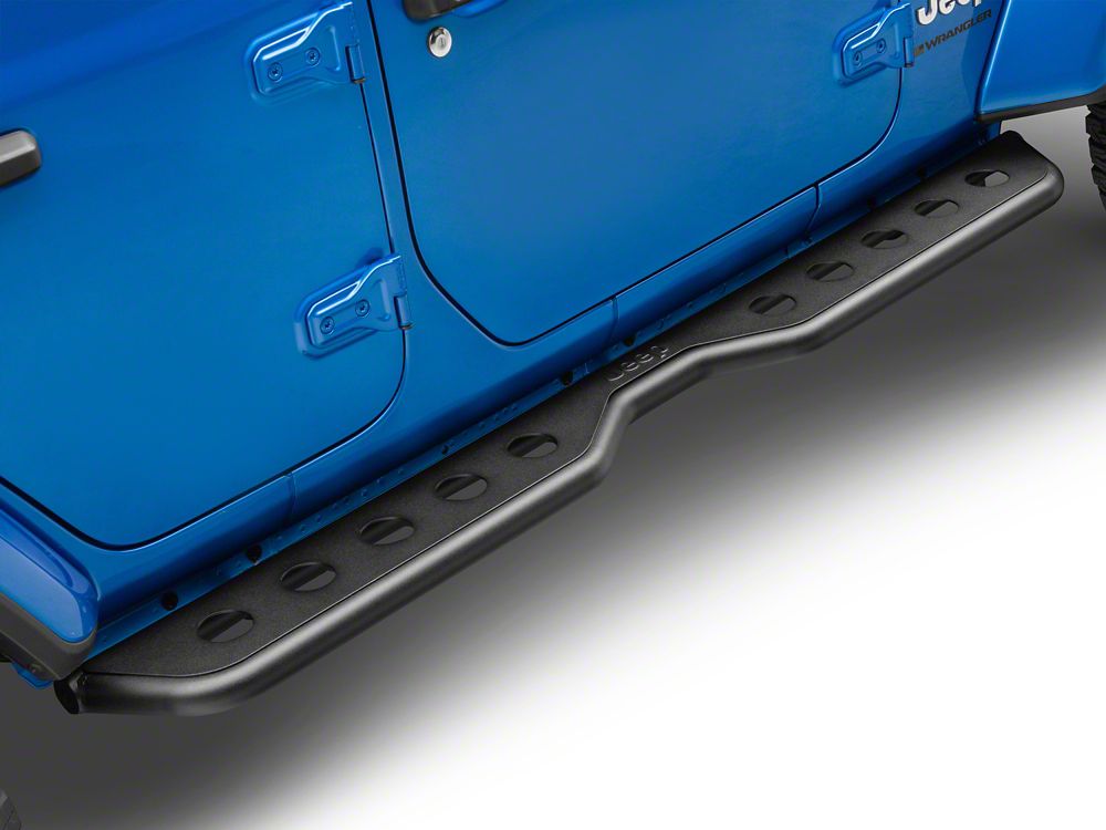 Jeep Licensed by RedRock Extreme Heavy Duty Rocker Steps (18-26 Jeep Wrangler JL 4-Door)
