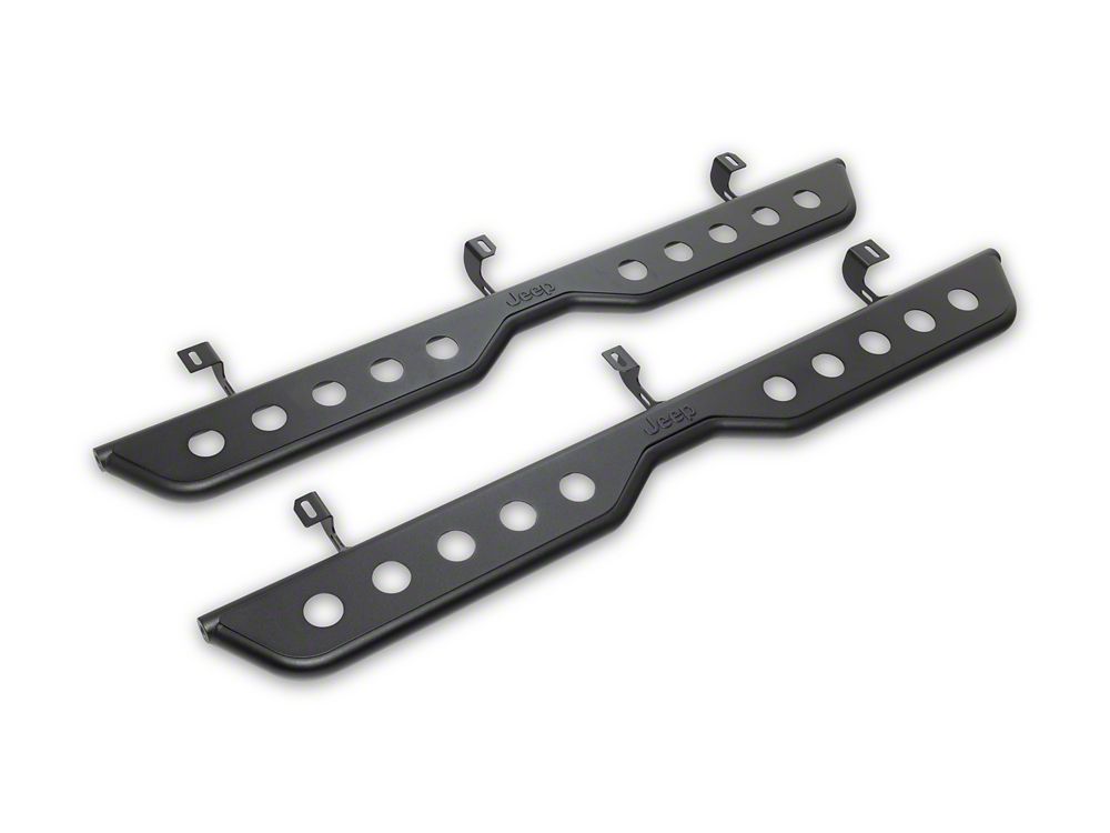 Jeep Licensed by RedRock Extreme Heavy Duty Rocker Steps (18-26 Jeep Wrangler JL 4-Door)