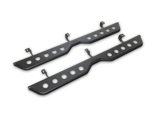 Jeep Licensed by RedRock Extreme Heavy Duty Rocker Steps (18-26 Jeep Wrangler JL 4-Door)