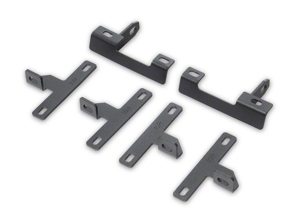 Jeep Licensed by RedRock Extreme Heavy Duty Rocker Steps (18-26 Jeep Wrangler JL 4-Door)