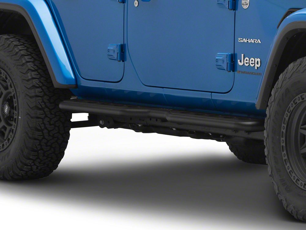 Jeep Licensed by RedRock Extreme Heavy Duty Rocker Steps (18-26 Jeep Wrangler JL 4-Door)