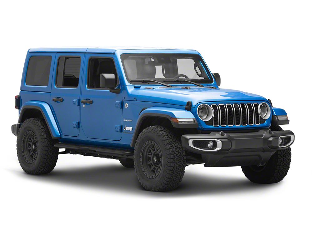 Jeep Licensed by RedRock Extreme Heavy Duty Rocker Steps (18-26 Jeep Wrangler JL 4-Door)
