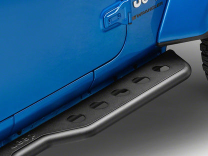 Jeep Licensed by RedRock Extreme Heavy Duty Rocker Steps (18-26 Jeep Wrangler JL 4-Door)