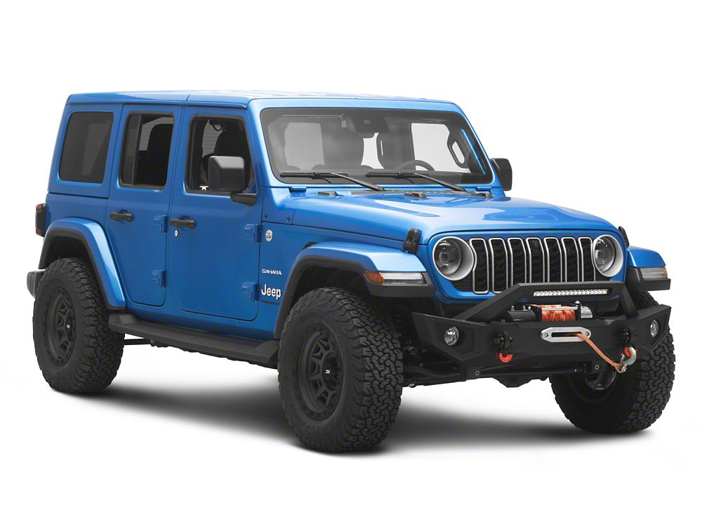 Jeep Licensed by RedRock HD Front Bumper with 20-Inch Light Bar (18-26 Jeep Wrangler JL)