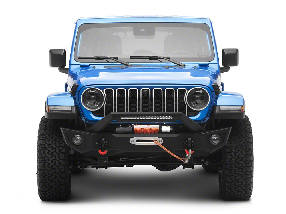 Jeep Licensed by RedRock HD Front Bumper with 20-Inch Light Bar (18-26 Jeep Wrangler JL)