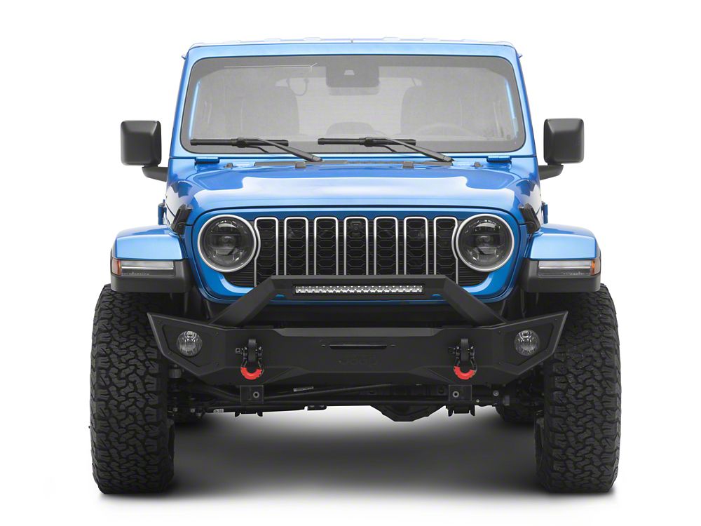 Jeep Licensed by RedRock HD Front Bumper with 20-Inch Light Bar (18-26 Jeep Wrangler JL)