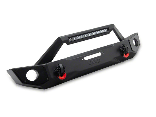 Jeep Licensed by RedRock HD Front Bumper with 20-Inch Light Bar (18-26 Jeep Wrangler JL)