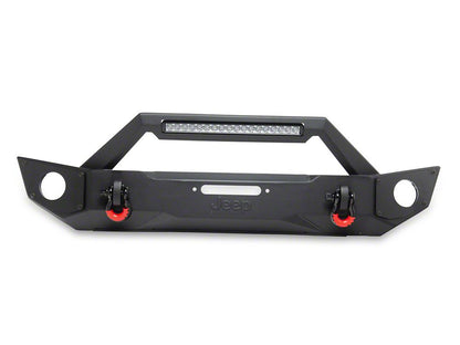 Jeep Licensed by RedRock HD Front Bumper with 20-Inch Light Bar (18-26 Jeep Wrangler JL)