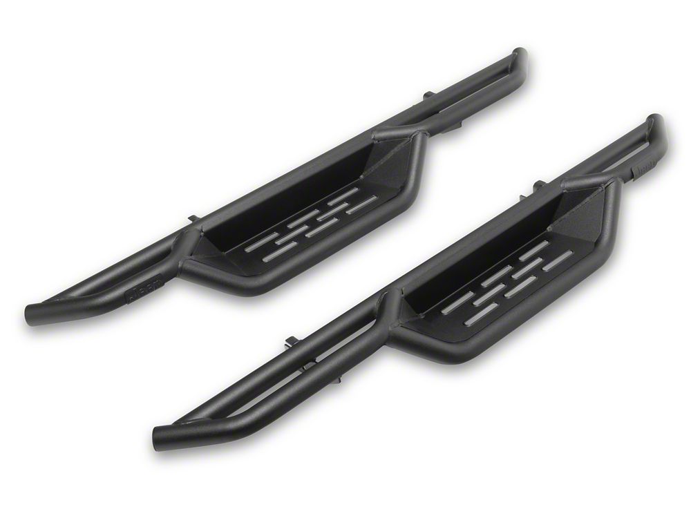 Jeep Licensed by RedRock HD Drop Side Step Bars (18-26 Jeep Wrangler JL 2-Door)