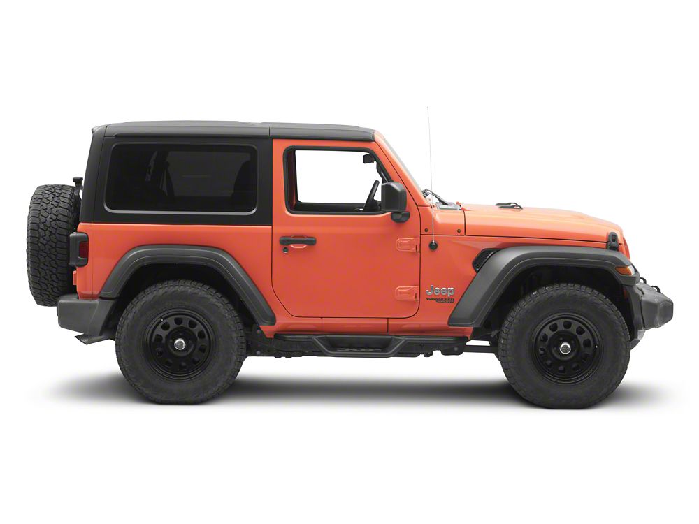 Jeep Licensed by RedRock HD Drop Side Step Bars (18-26 Jeep Wrangler JL 2-Door)