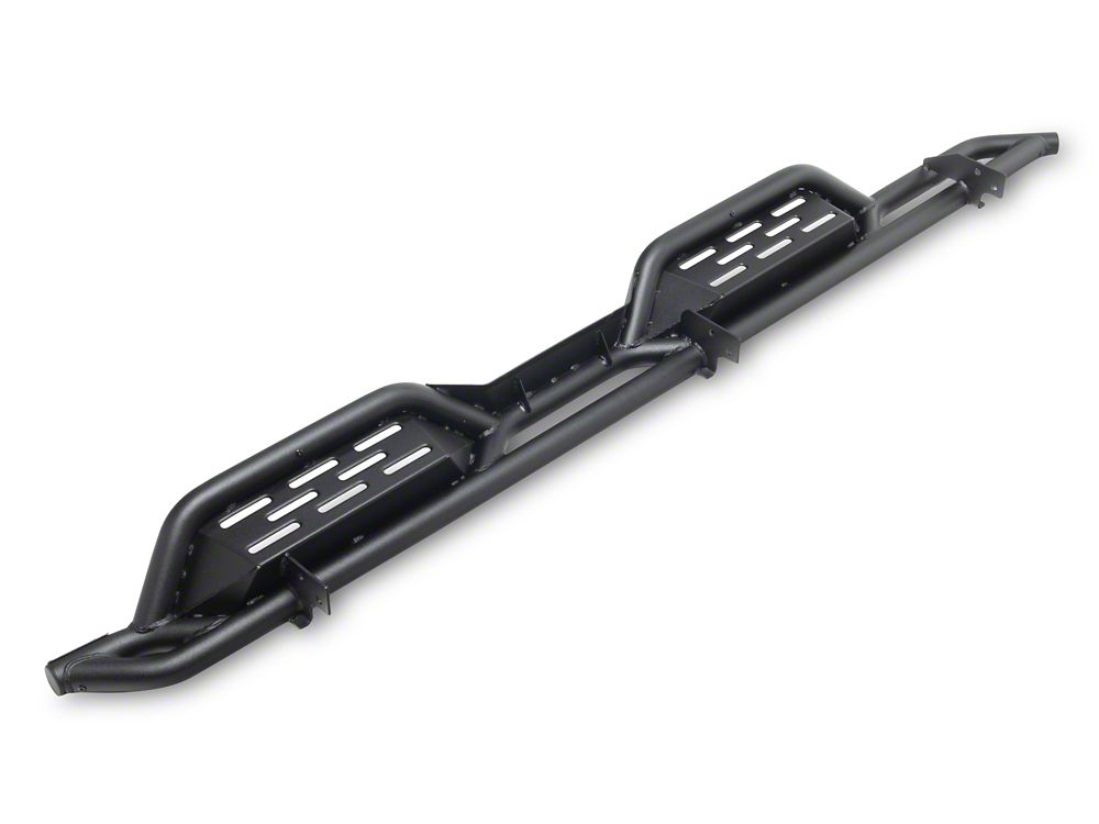 Jeep Licensed by RedRock HD Drop Side Step Bars (18-26 Jeep Wrangler JL 4-Door)