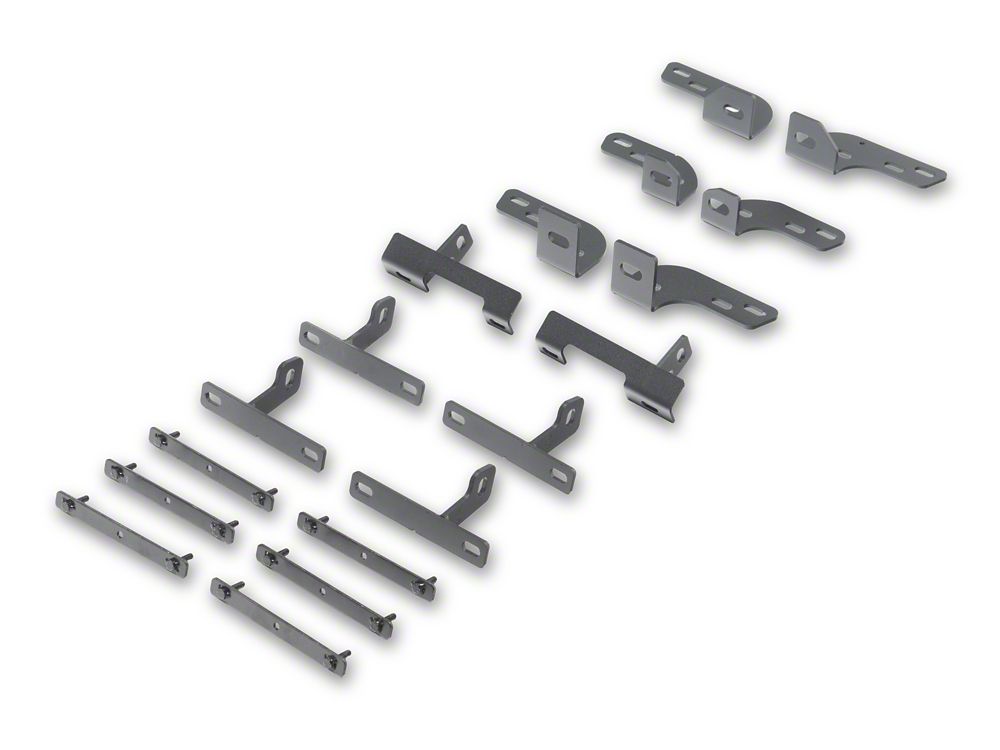 Jeep Licensed by RedRock HD Drop Side Step Bars (18-26 Jeep Wrangler JL 4-Door)