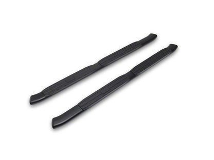 Jeep Licensed by RedRock Pinnacle Oval Bent End Side Step Bars; Textured Black (18-26 Jeep Wrangler JL 4-Door)