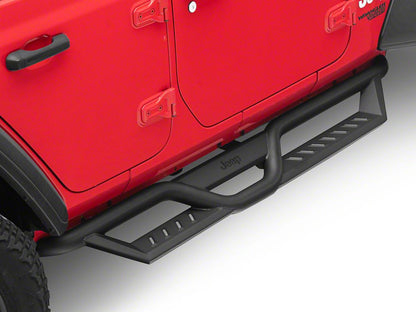 Jeep Licensed by RedRock HD Drop Side Step Bars (18-26 Jeep Wrangler JL 4-Door)