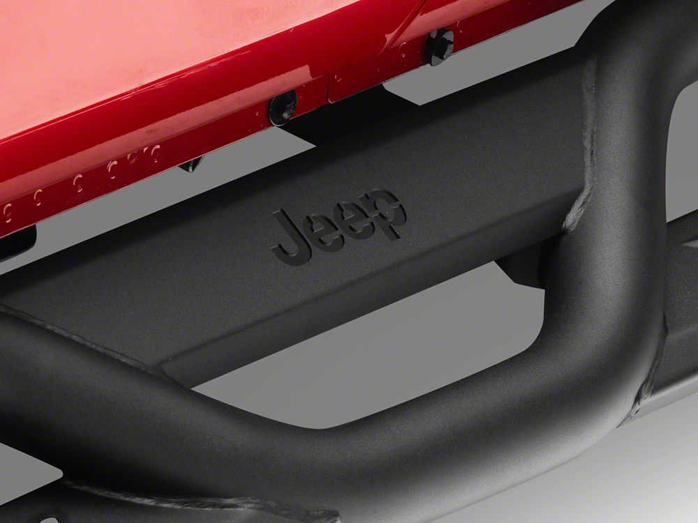 Jeep Licensed by RedRock HD Drop Side Step Bars (18-26 Jeep Wrangler JL 4-Door)