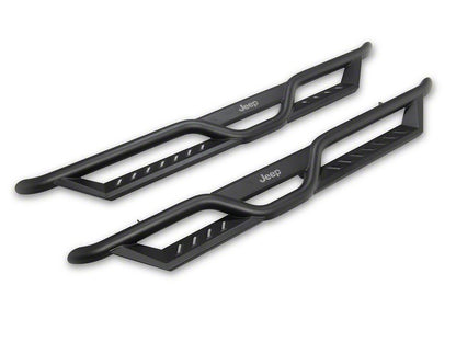 Jeep Licensed by RedRock HD Drop Side Step Bars (18-26 Jeep Wrangler JL 4-Door)