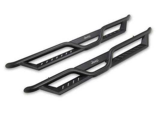 Jeep Licensed by RedRock HD Drop Side Step Bars (18-26 Jeep Wrangler JL 4-Door)