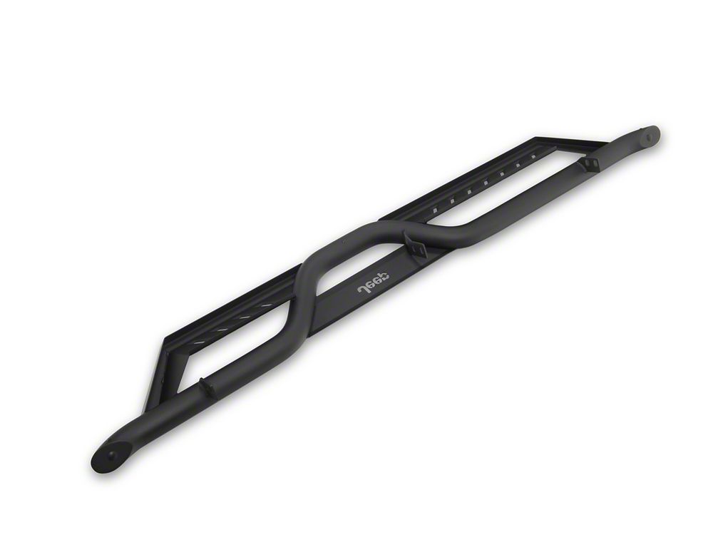 Jeep Licensed by RedRock HD Drop Side Step Bars (18-26 Jeep Wrangler JL 4-Door)