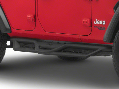 Jeep Licensed by RedRock HD Drop Side Step Bars (18-26 Jeep Wrangler JL 4-Door)
