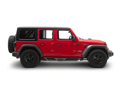Jeep Licensed by RedRock HD Drop Side Step Bars (18-26 Jeep Wrangler JL 4-Door)