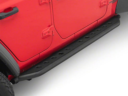 Jeep Licensed by RedRock Tubular Rock Sliders (18-26 Jeep Wrangler JL 4-Door)