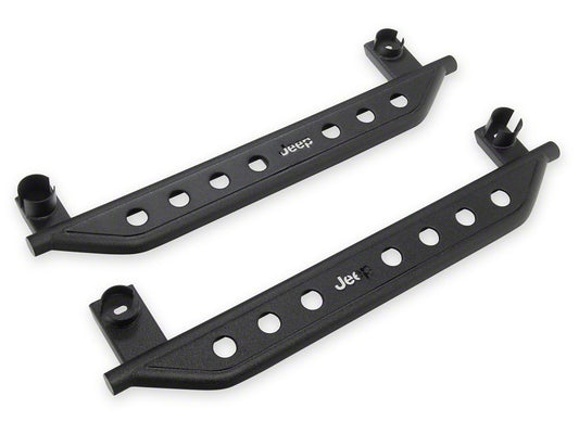 Jeep Licensed by RedRock Tubular Rock Sliders (18-26 Jeep Wrangler JL 2-Door)