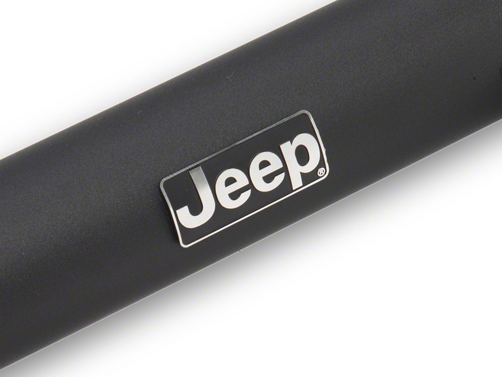 Jeep Licensed by RedRock Tubular Drop Side Step Bars (18-26 Jeep Wrangler JL 4-Door)