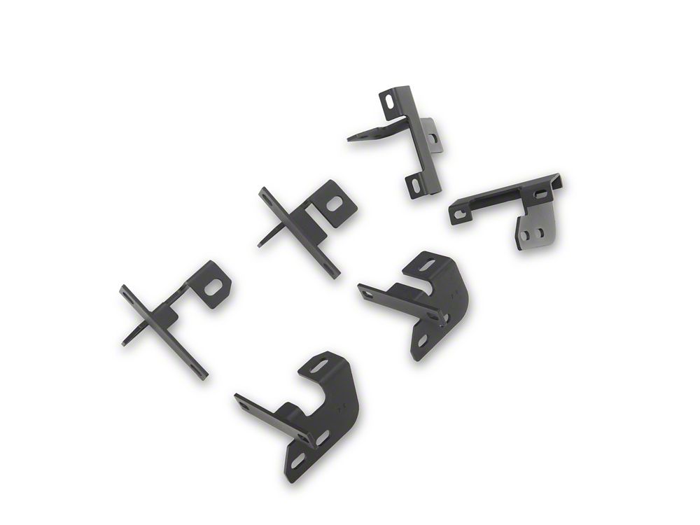 Jeep Licensed by RedRock Tubular Drop Side Step Bars (18-26 Jeep Wrangler JL 4-Door)