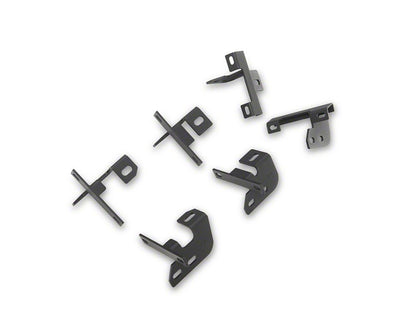 Jeep Licensed by RedRock Tubular Drop Side Step Bars (18-26 Jeep Wrangler JL 4-Door)