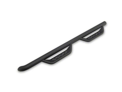 Jeep Licensed by RedRock Tubular Drop Side Step Bars; Fine Textured Black (18-26 Jeep Wrangler JL 4-Door)