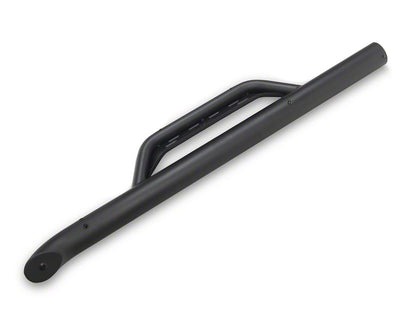 Jeep Licensed by RedRock Tubular Drop Side Step Bars; Fine Textured Black (18-26 Jeep Wrangler JL 2-Door)