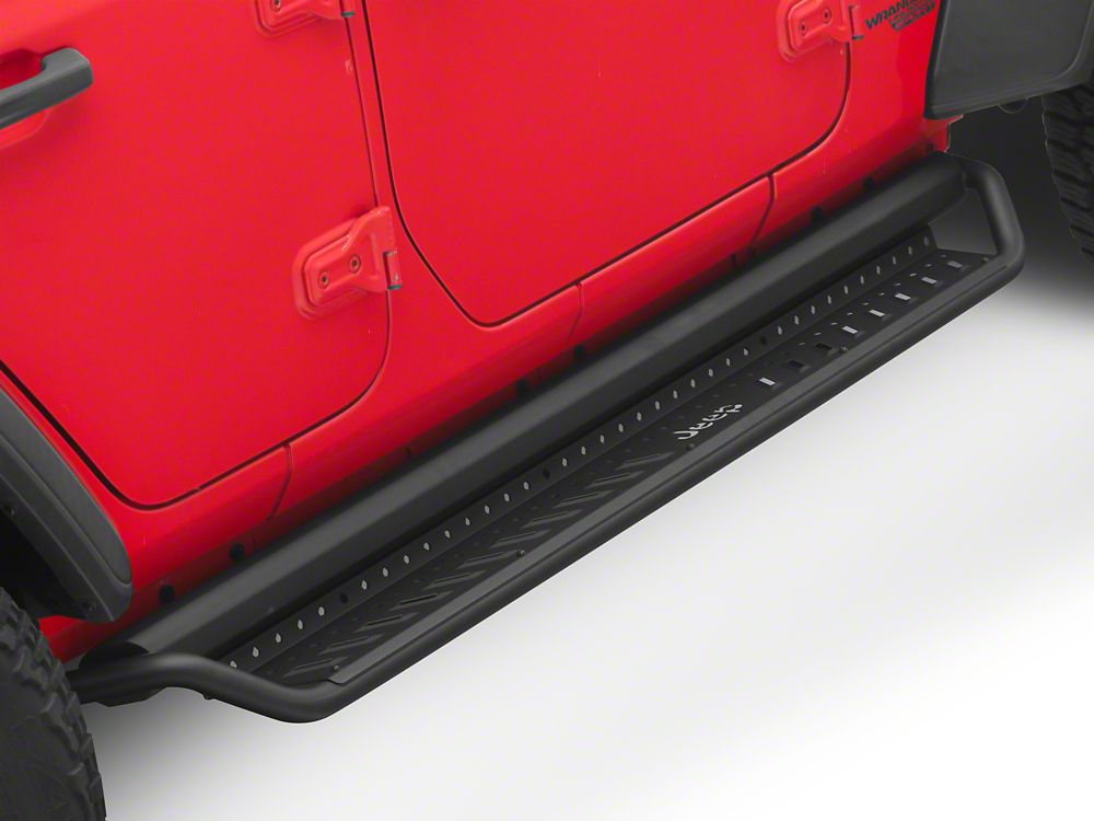 Jeep Licensed by RedRock Open Trail HD Running Boards (18-26 Jeep Wrangler JL 4-Door)