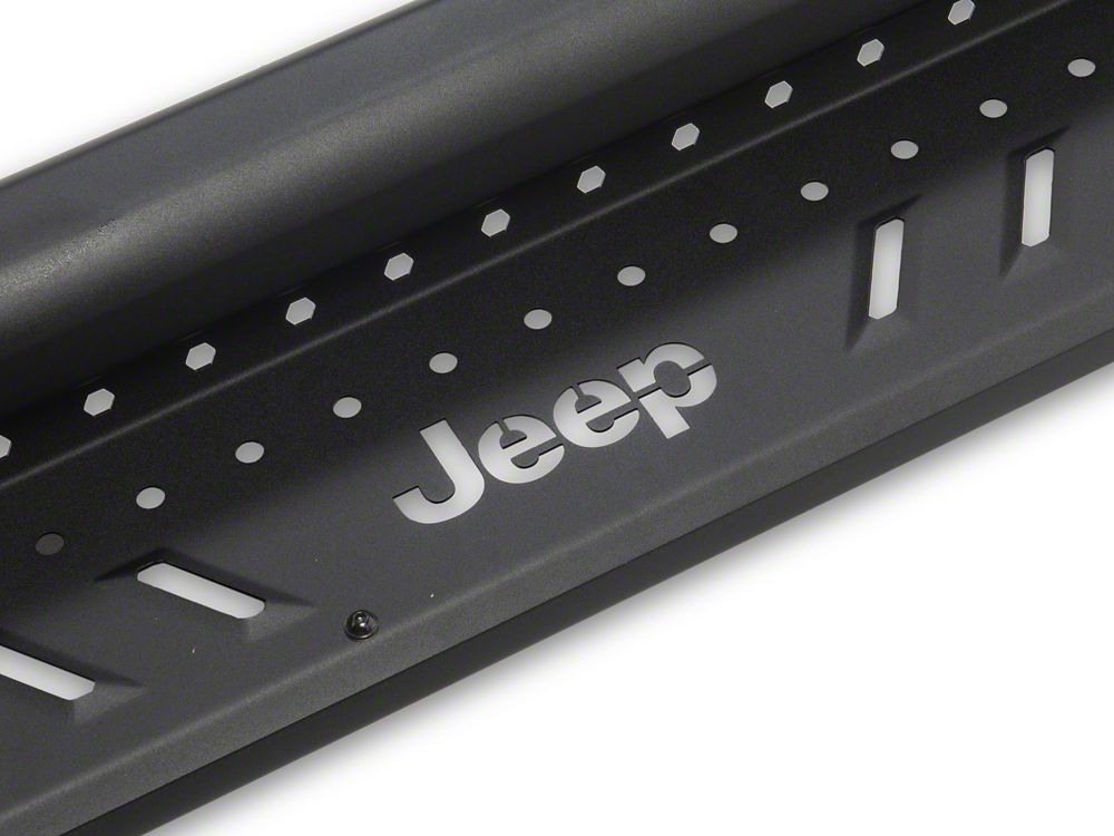 Jeep Licensed by RedRock Open Trail HD Running Boards (18-26 Jeep Wrangler JL 4-Door)