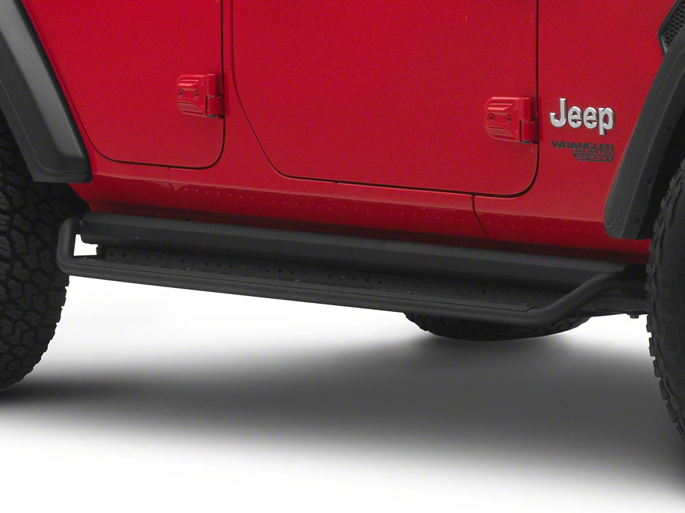 Jeep Licensed by RedRock Open Trail HD Running Boards (18-26 Jeep Wrangler JL 4-Door)