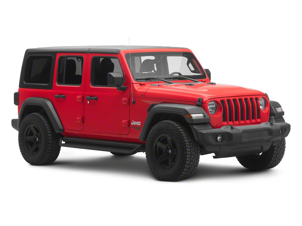 Jeep Licensed by RedRock Open Trail HD Running Boards (18-26 Jeep Wrangler JL 4-Door)