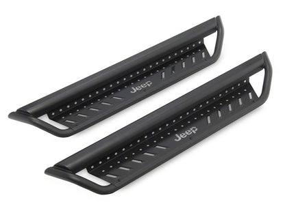 Jeep Licensed by RedRock Open Trail HD Running Boards (18-26 Jeep Wrangler JL 2-Door)
