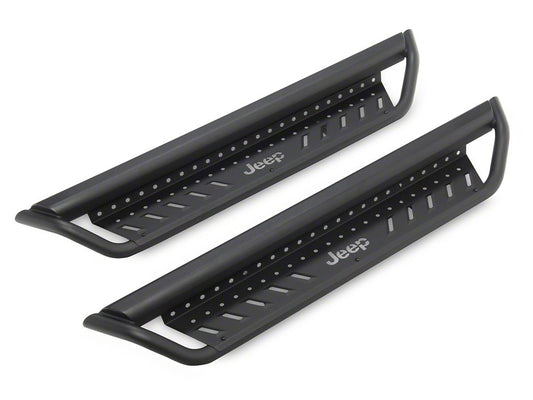 Jeep Licensed by RedRock Open Trail HD Running Boards (18-26 Jeep Wrangler JL 2-Door)