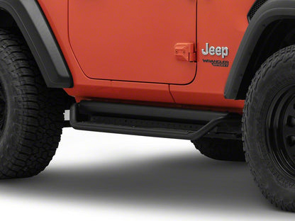 Jeep Licensed by RedRock Open Trail HD Running Boards (18-26 Jeep Wrangler JL 2-Door)